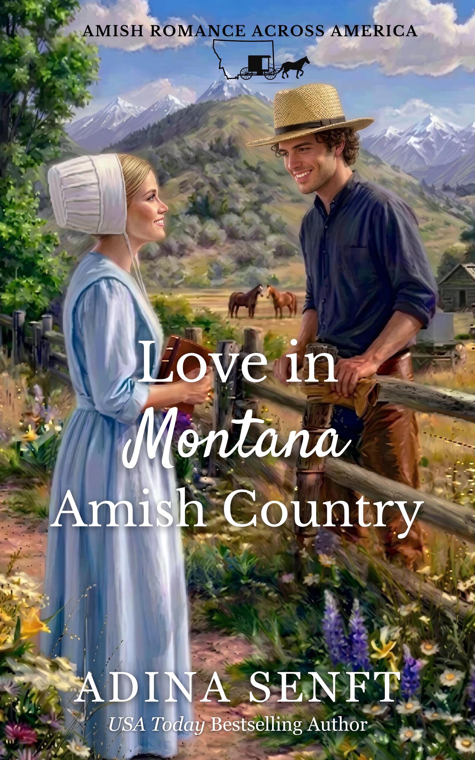 Love in Montana Amish Country by Adina Senft, book 7 in the Amish Romance Across America series